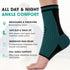 Modvel Foot & Ankle Brace Socks for Sprained Ankle Compression Sleeve - Foot Support for Women Men