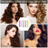 WILLBOND 60 Pcs Short Perm Rods Natural Hair Perming Kit with Elastic Rubber Band, Mixed Color (Multi-size)