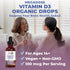 MaryRuth Organics Vitamin D3 Liquid Drops | 4000 IU Megadose | USDA Organic Spray for Adults & Kids, 30 Servings