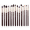 Jessup Professional Eye Makeup Brushes Set - 15pcs for Eyeshadow, Blending, and Eyeliner
