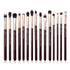Jessup Professional Eye Makeup Brushes Set - 15pcs for Eyeshadow, Blending, and Eyeliner