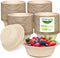 Paper Bowls 10 oz, 100 Pack Small Disposable Heavy Duty Bowls for Hot Soup, Ice Cream, Fruits, 100% Compostable