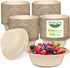 Paper Bowls 10 oz, 100 Pack Small Disposable Heavy Duty Bowls for Hot Soup, Ice Cream, Fruits, 100% Compostable