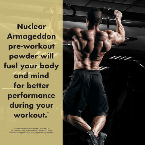 Anabolic Warfare Nuclear Armageddon Pre Workout Powder - Pre-Workout for Men & Women (Ballistic Berry)
