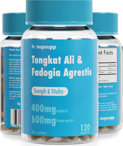 nupsupp Tongkat Ali and Fadogia Agrestis 17,000mg Supplement - 120 Capsules - 2