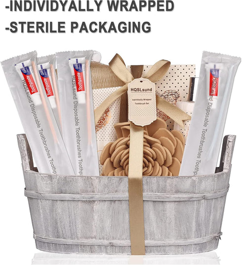 30 Pack Disposable Toothbrushes with Toothpaste, Soft Bristle Manual Disposable Travel Toothbrush Kit, Individually