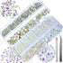 Nails Rhinestones for Crafting, 4000pc Kit A with 6 Sizes SS20 Flatback Rhinestones, Tweezers, and Picking Pen