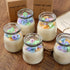 T-shin Jar,230G Pudding Cup Donut Shape Scented Candle Glass Perfume Floral Soy Wax Aesthetic Decorative Aroma Candle