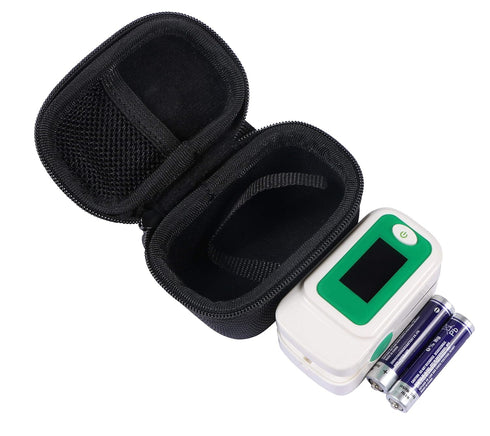 Hard Storage Case Bag for Fingertip Pulse Oximeter | Fits Innovo Deluxe/Santamedical/Concord Sapphire Monitor