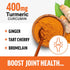 Force Factor Better Turmeric Joint Support Supplement - Extra Strength Joint Health with HydroCurc Turmeric Curcumin -