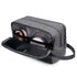 Toiletry Bag for Men, Water Resistant Hanging Dopp Kit, Small Shaving Bag for Traveling (Denim Grey)