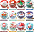 Obcxin 12 Pack, 100% Christmas Scented Candle Gift Christmas Candles for Home Scented, Natural Soy Wax Long Lasting Jar