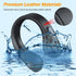 Portable Rechargeable Neck Warmer, Soft Leather Cordless Heated Scarf with 12 Heat Levels for Pain Relief