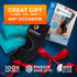 PhysioNatural Foot & Ankle Ice Wrap with 2 Cold Gel Packs for Sprained Ankle, Achilles Tendon Injuries