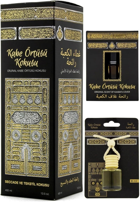 Islamic Holy Places Room Spray Air Freshener, Kaaba’s Cover Scent, 13.50 Fl Oz - Made With Essential Oils &