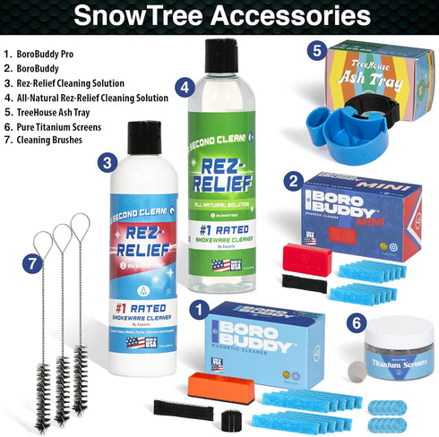 Magnetic Glass Cleaner BoroBuddy Pro | Cleans Hard to Reach Stains on Glass, Ceramic, Metal Pieces of All Shapes