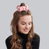 Whaline Large Velvet Hair Scrunchies, Ice Cream Color Hair Bands, Soft Hair Ties for Girls Women, 6 Colors