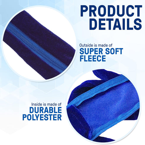 CPAP Tube Hose Cover, Full Length Zipper Fleece Skin, Prevent Rainouts, 8 Foot