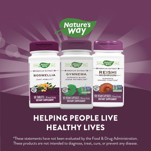 Nature's Way Gymnema Capsules, 500 mg per Serving, 60 Count