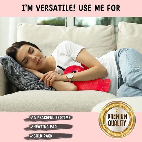 Crustacean Microwavable Unscented Heating Pad for Women, Plush Heatable Stuffed Toy Animal Gift