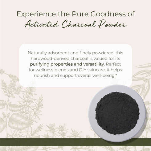 Starwest Botanicals Activated Hardwood Charcoal Powder, Food Grade, 4 oz Bag for Teeth Whitening & Skin Care