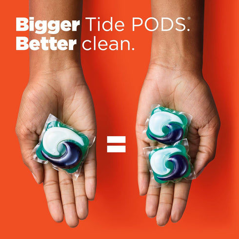Tide Ultra OXI Power PODS Laundry Detergent Pacs, 25 Count, For Visible and Invisible Dirt