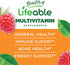 Lifeable Multivitamin for Women - Natural Flavor, Non-GMO, Gluten Free, Vegetarian - 90 Gummies with Vitamins A, C, D, E