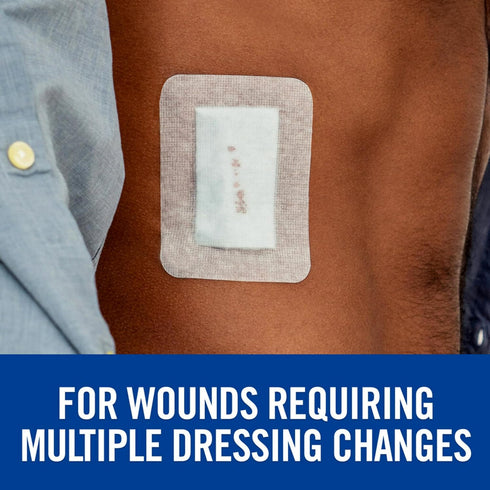 Nexcare Strong Hold Pain-Free Removal Adhesive Pads, 3 x 4 in, 4 Count