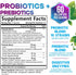 Daily Probiotic and Prebiotic Supplement 60 Billion CFU Capsule for Women & Men - 10 Diverse Strains - Acidophilus Prebiotics & Probiotics for Digestive Gut & Immune Health Support - 120 Capsules