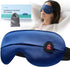 YFONG Cordless Heated Eye Mask, Large Battery Life & Longer Heating Time, Warm Eye Compress Mask for Dry Eyes