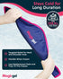Magic Gel Neck Ice Pack - Reusable Cold Wrap for Neck, Shoulders, Back - Soft Flexible Freezer Pack for Icing