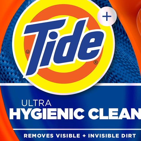 Tide Hygienic Clean Heavy 10X Duty Laundry Detergent Liquid Soap, Original Scent, HE Compatible, 59 Loads