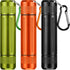 3 Pieces Portable Sealed Metal Container Bottles, Waterproof Travel Jars with Key Chain (3 Colors)