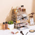 Sorbus Clear Cosmetic Makeup Organizer, Spacious Case & Display for Makeup and Jewelry (Glitter, 3 Large, 4 Small