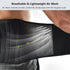 FREETOO Air Mesh Back Brace for Lower Back Pain Relief, Adjustable Support Belt with 7 Stays for Sciatica Scoliosis