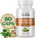 ME GUSTA HEALTH 1300mg, Immune 90 Ashwagandha Root Powder Capsules Capsule Metabolism Support for Women and Men, & Mood