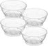 Clear Mini Plastic Bowls - 50 Pack, 6 Oz Disposable Premium Hard Plastic Dessert Bowls for Parties, Catering