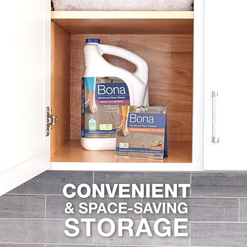 Bona Hardwood Floor Cleaner Concentrate, Cedar Wood Scent, 1 fl oz, Pack of 4 (Makes 128 fl oz)