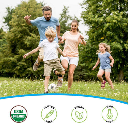 Daily Liquid Probiotics, USDA-Certified Organic, 2 Fl Oz, Allergen- and Gluten-Free Vegan