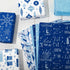 Whaline 160 Sheets Winter Tissue Paper, 14 x 20 Inch Blue White Snowflake Art Craft Paper for Decor