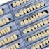 168 Pcs Dental Synthetic Resin Tooth Denture, 3 Sets False Teeth for Halloween Horror