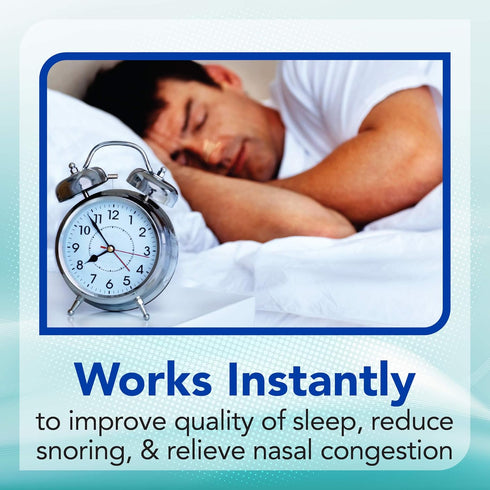 Extra-Strength Nasal Strips, Tan 50 ct | Instant Relief for Nasal Congestion, Stops Snoring, Cold & Allergy