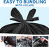 Reliable1st 40-45 1.2 (60 Count) 40-45 Gallon Heavy Duty MIL THICK Trash Bags with Twist Ties Extra Large Sturdy