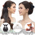 RC ROCHE ORNAMENT 6Pcs Women's Vintage No Slip Strong Hold Sectioning Styling Power Hair Accessories (Medium Clear
