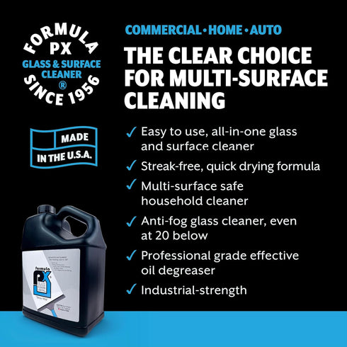 PX Premium Glass & Surface Cleaning Solution