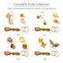 RED by KISS Hair Jewelry for Women, Complete DIY Kit of Hair Charms Beads Cuffs for Decoration