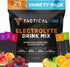Fluid Tactical Electrolyte Powder Drink Mix, Travel Ready Stick Packs, Variety Pack