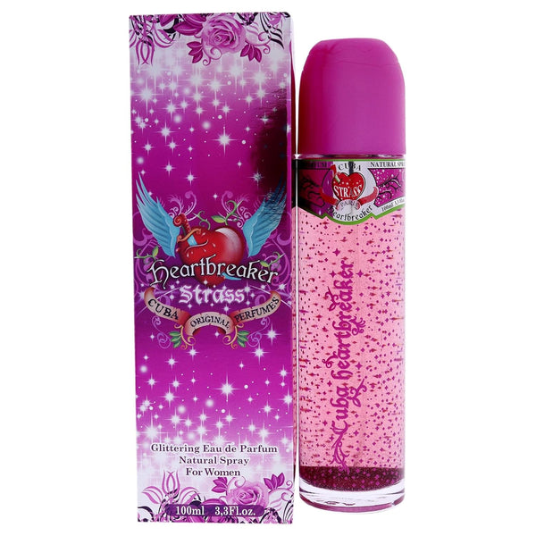 Cuba Cuba Strass Heart Breaker Eau De Parfume Spray for Women, 3.3 Ounces (PC224)