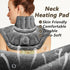 Microwave Heating Pad for Neck Shoulders and Back Pain Relief, Weighted Microwavable Heated Neck Wrap Warmer, Uncented
