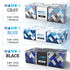 Hand-E Touch Blue Nitrile Disposable Gloves - Large 100 Count, Latex Free Medical Exam Gloves